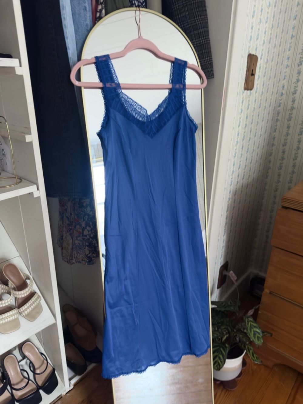 Vintage Sears Lace Nightgown Slip Dress